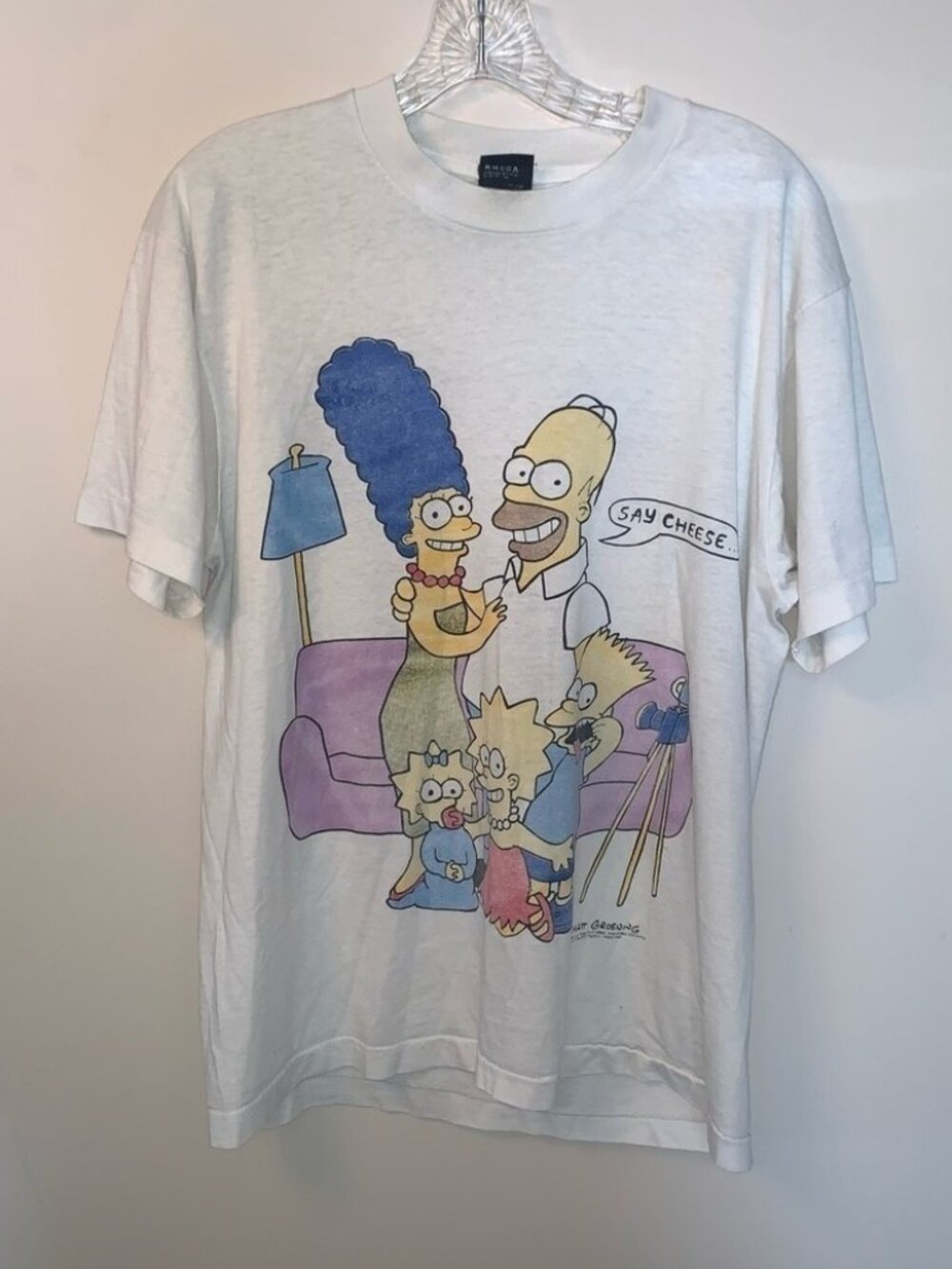 Vintage Screen Stars The Simpsons T-Shirt White